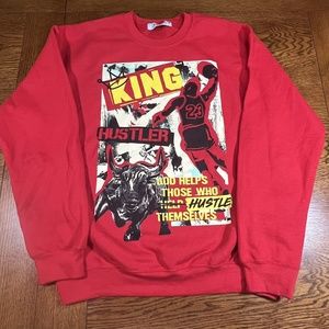 Jordan Bulls KING Hustler 3forty inc Made in USA Sweatshirt size Medium